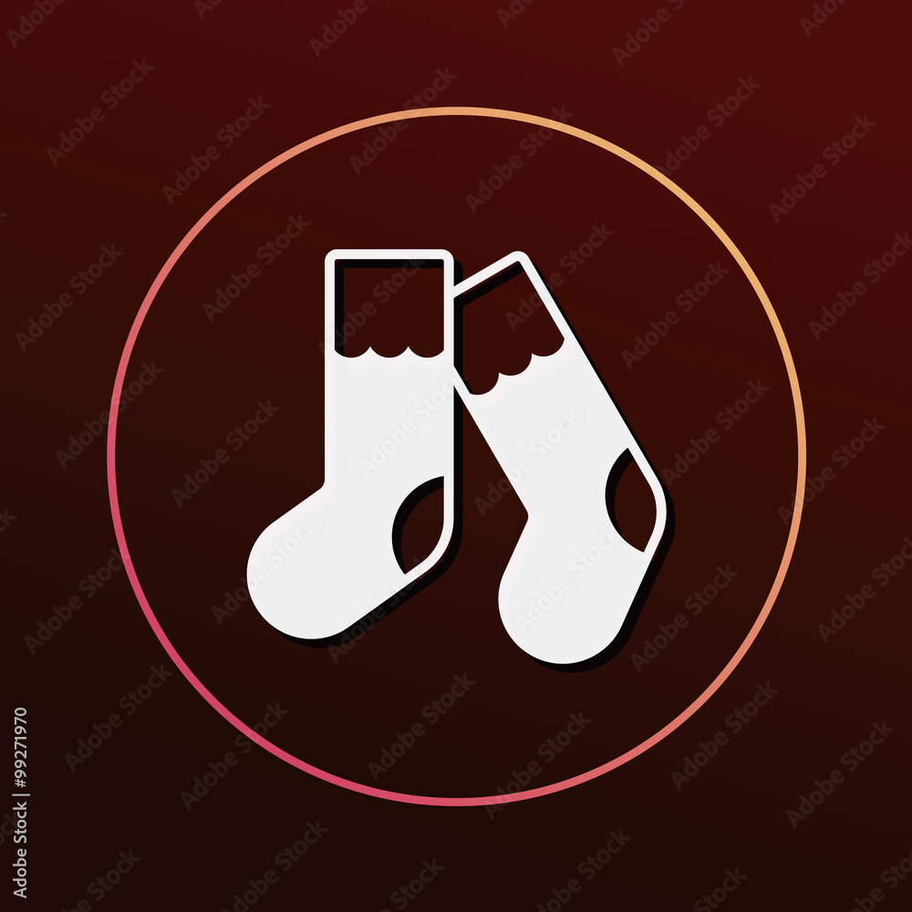 Poster shoes icon