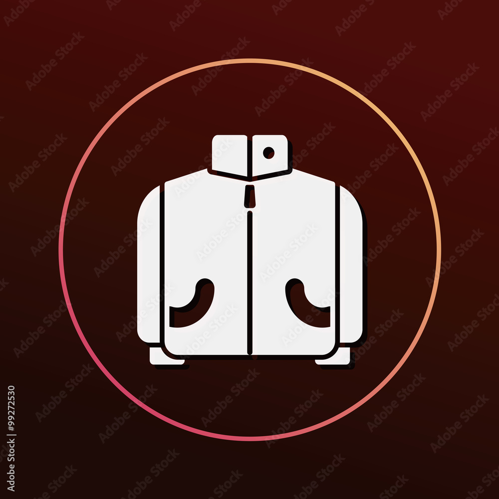 Canvas Prints coat icon