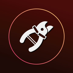 Gardening shears icon