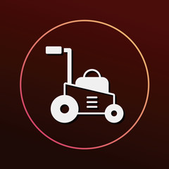 Lawn mower icon