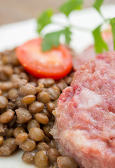 cotechino and lentils