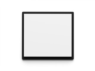 Blank White Paper Notepad isolated on white background