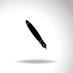 Pen vector icon.