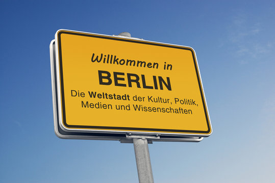 Willkommen in Berlin
Die Weltstadt der Kultur, Politik, 
Medien und Wissenschaften
Bild ist Fotomontage