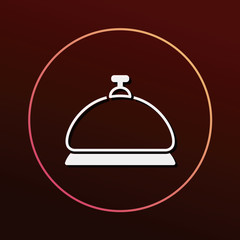 Obraz premium Service bell icon