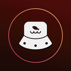 fisherman hat icon