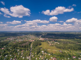 Moscow suburbs in summer
