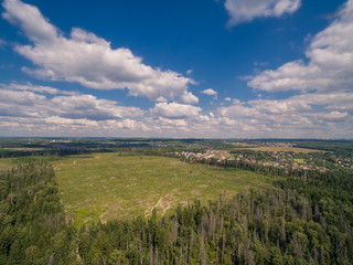 Naklejka premium Moscow suburbs in summer 
