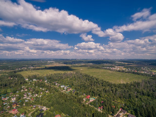 Moscow suburbs in summer
