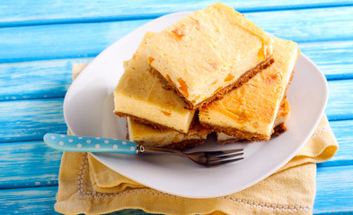 Citrus Cheesecake slices