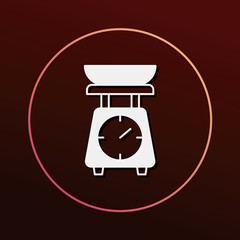Weighing machine icon