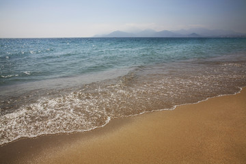 Mediterranean sea in Cannes. France