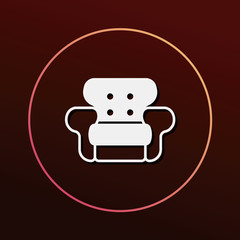 Fototapeta premium chair icon
