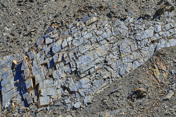 Rocks with stones. Structures. A background. Susuman. The Magadan area. Kolyma IMG_9361