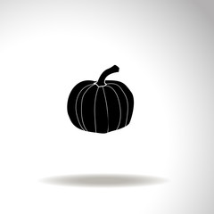 Pumpkin vector icon.