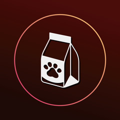 pet dog food icon