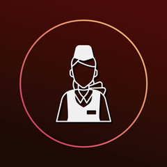 flight attendant icon