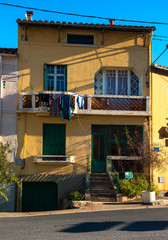 Typical residential house in the old french village