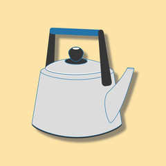 Kettle icon vector