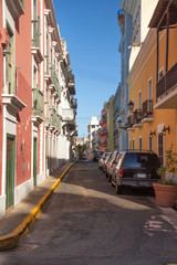 Obraz premium Street in San Juan