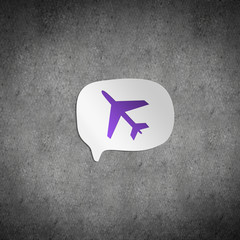 Chartbox icon with symbol