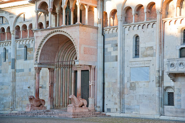 The cathedral of Modena