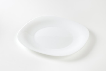 Squircle white plate