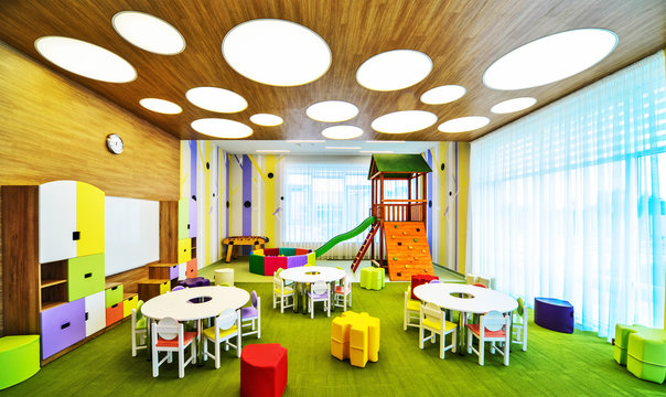 Modern school interior