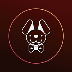 Easter bunny icon