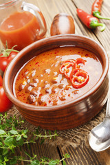 Soup with red bean
