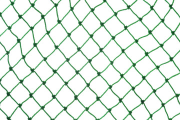 green net isolated on white