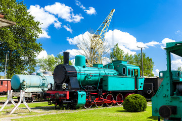 railway museum, Koscierzyna, Pomerania, Poland