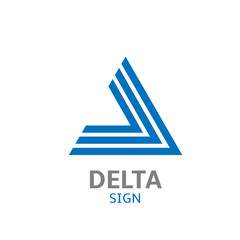 Delta logo sign