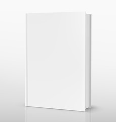 Template of blank cover book. Vector illustration. It can be used in the design for books, catalogs, brochures, stores, etc.