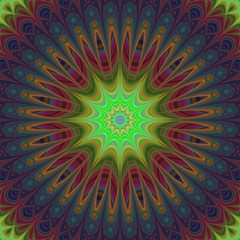 Abstract artistic mandala ornament design