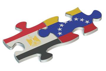 Venezuela and Egypt puzzles from flags