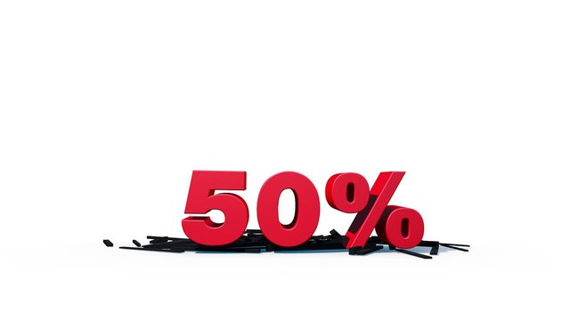 soldes 50% code barres V01