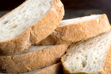 ciabatta - Italian white bread with olive oil