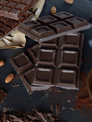 Dark chocolate bars