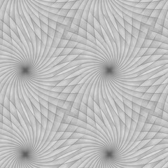 Monochrome seamless fractal veil pattern
