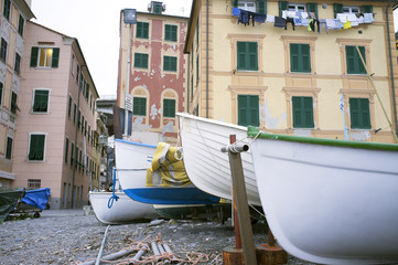 Fototapeta na wymiar Sori (Genoa) the Village. Color image