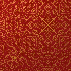 fancy red background with gold ornate design pattern