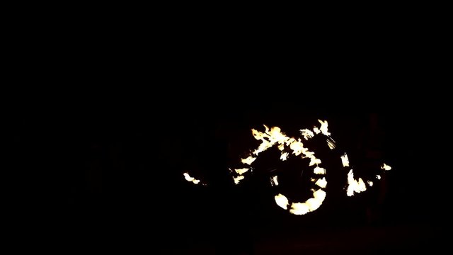 heart with fire, beautiful FIRE show on Valentine's Day