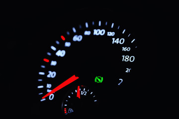 Dial speedometer