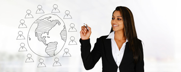 Businesswoman At Work