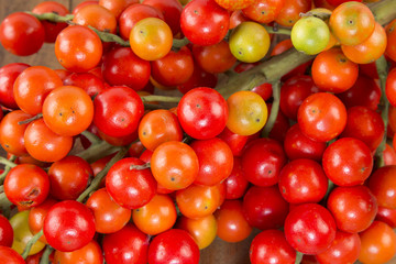 Corozo fruta tropical colombiana.