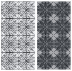 Fototapeta premium Seamless parquet texture or tissue vector
