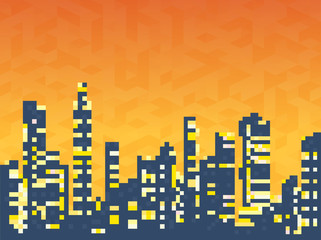 Cityscape  skyscrapers