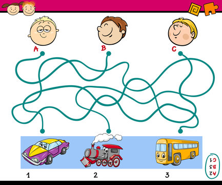 find path task for children