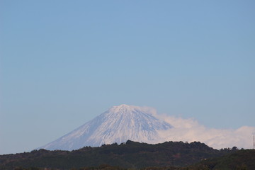 Fototapeta premium 富士山の望遠